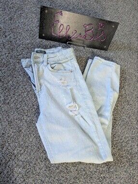 Euc wild fable Light Blue Ripped Mom Jeans 00